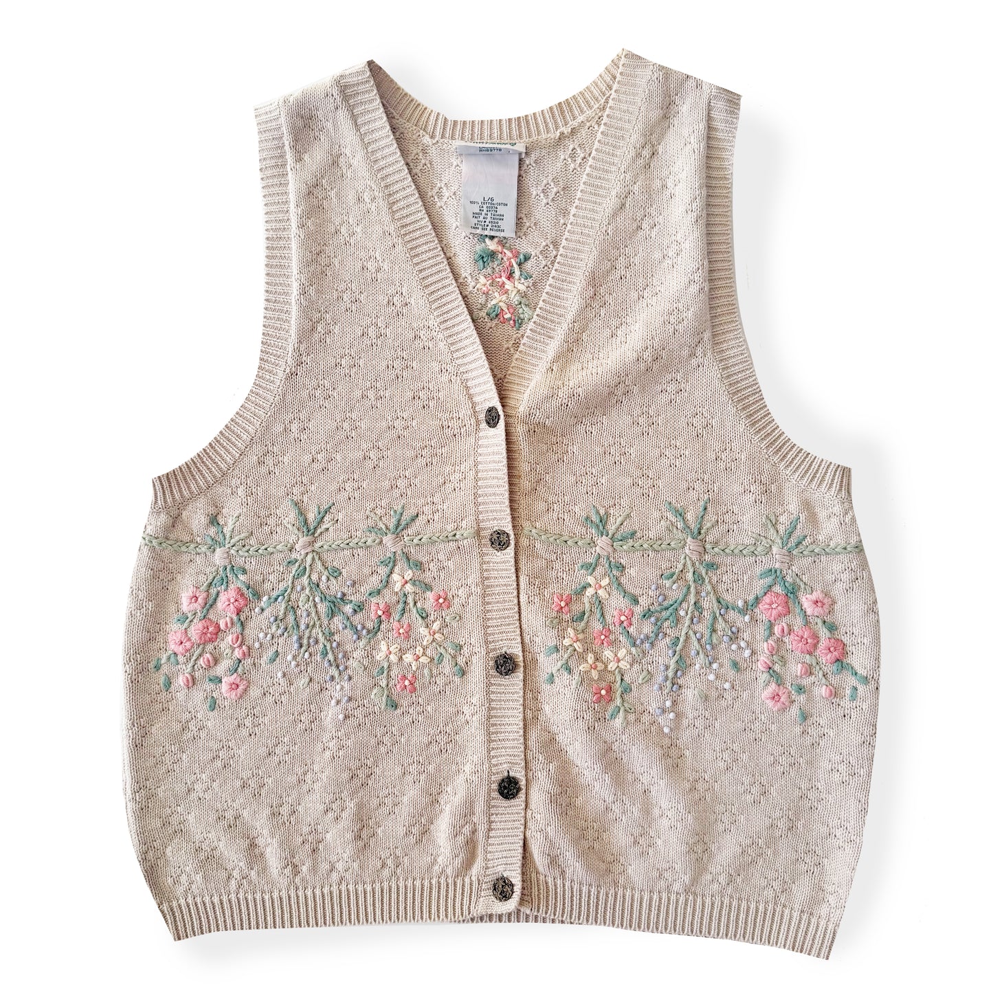 Vintage Northern Reflections, Floral Vest