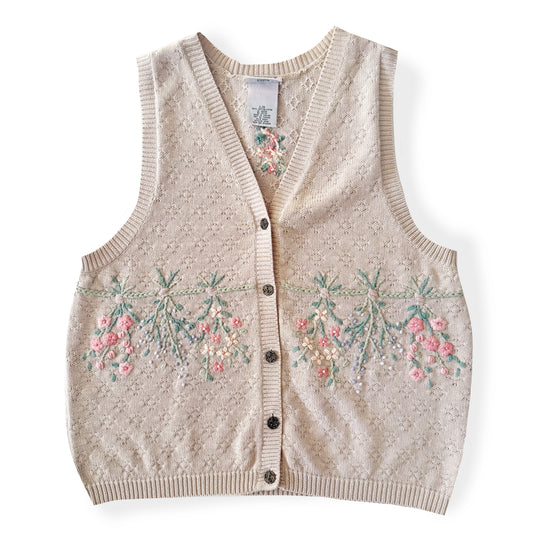 Vintage Northern Reflections, Floral Vest