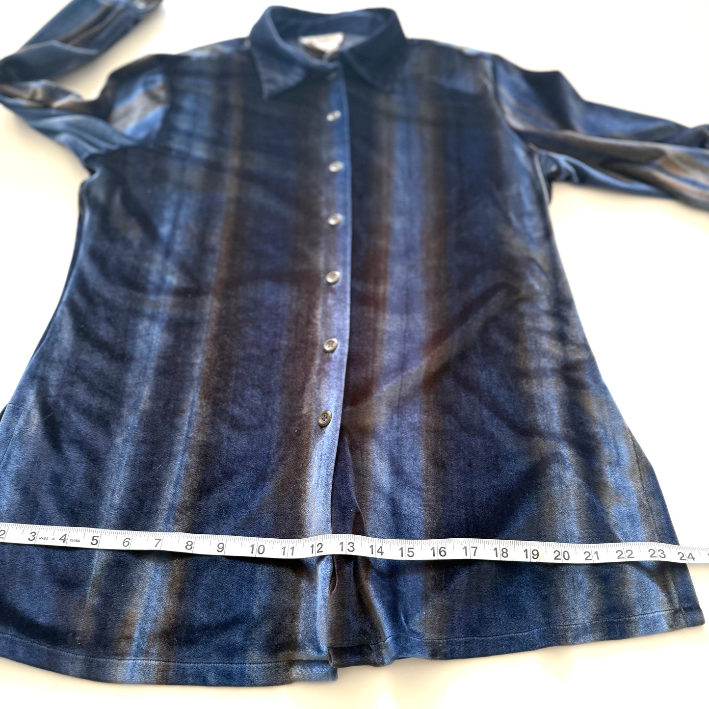 Vintage Frilli, Velvet Button Up