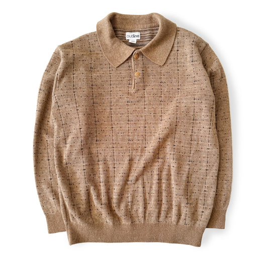 Vintage Outline, Collared Knit