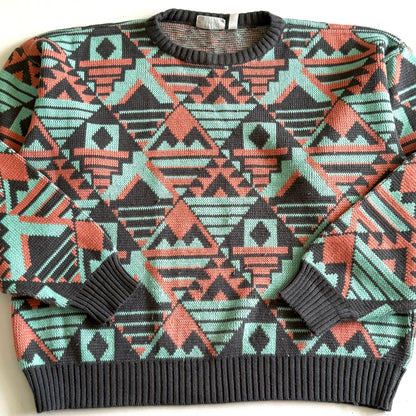 Vintage Deluxe, Geometric Sweater