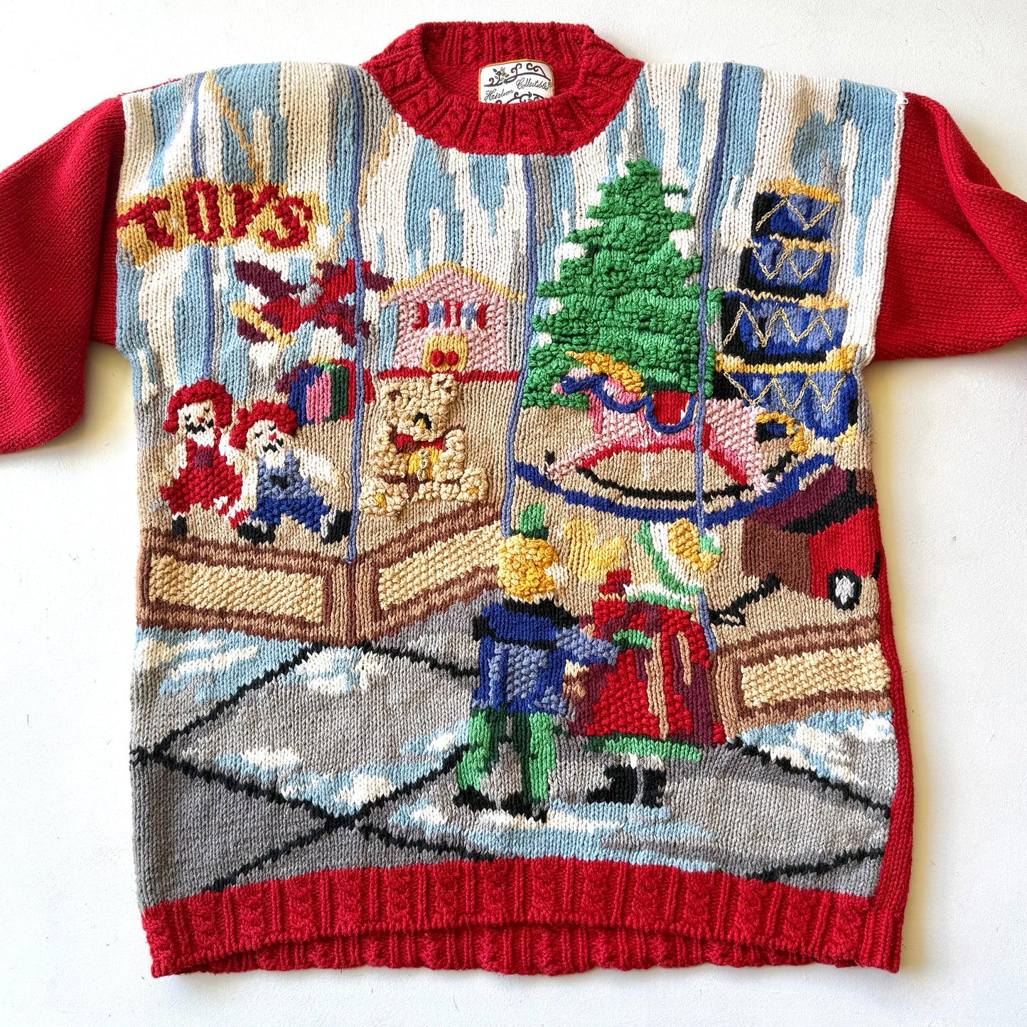 Vintage Heirloom Collectibles, Christmas Toy Store Sweater