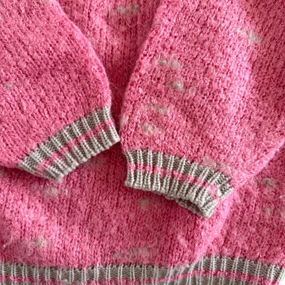 Vintage Andene, Mohair Blend Collared Sweater