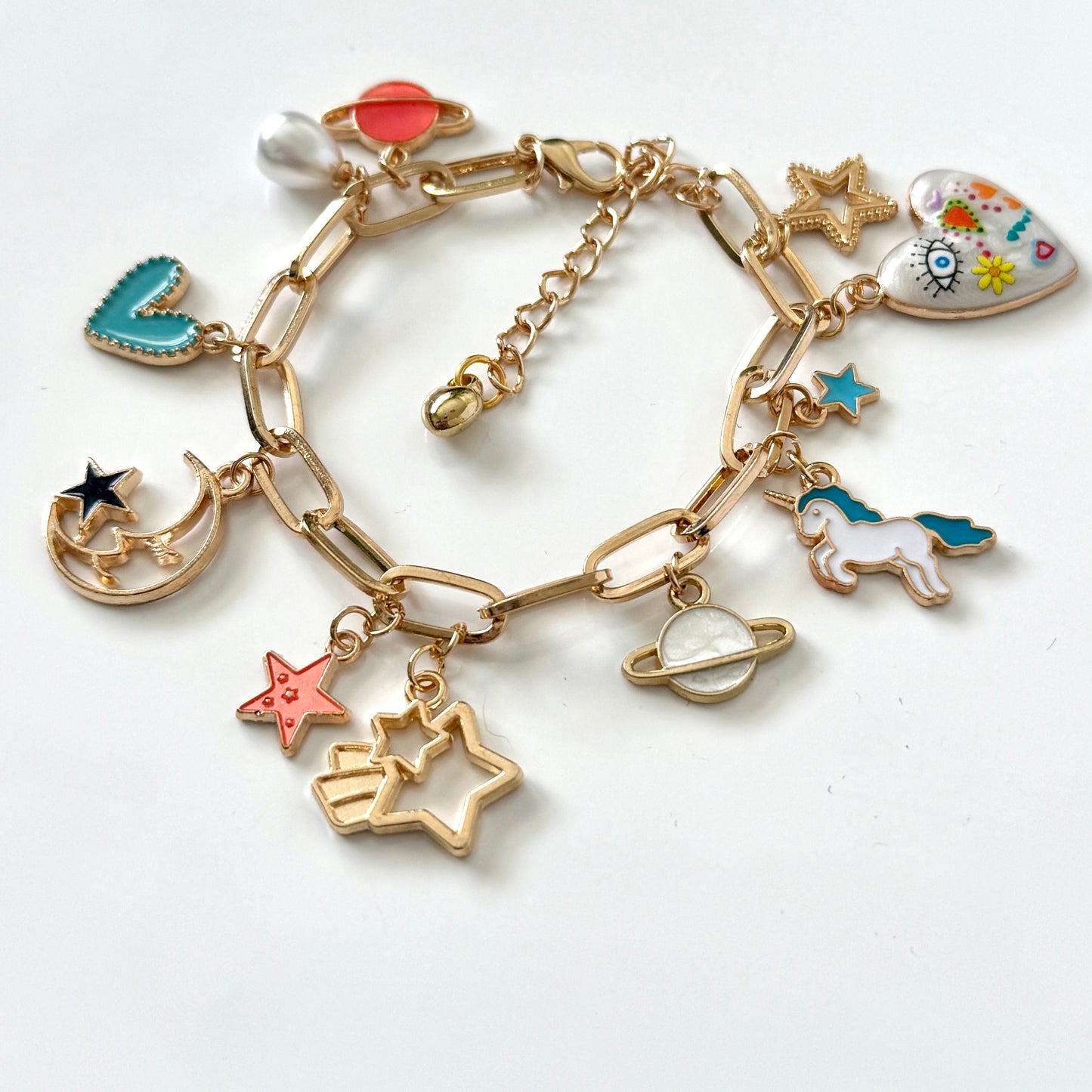 Handmade Y2K Style Charm Bracelet