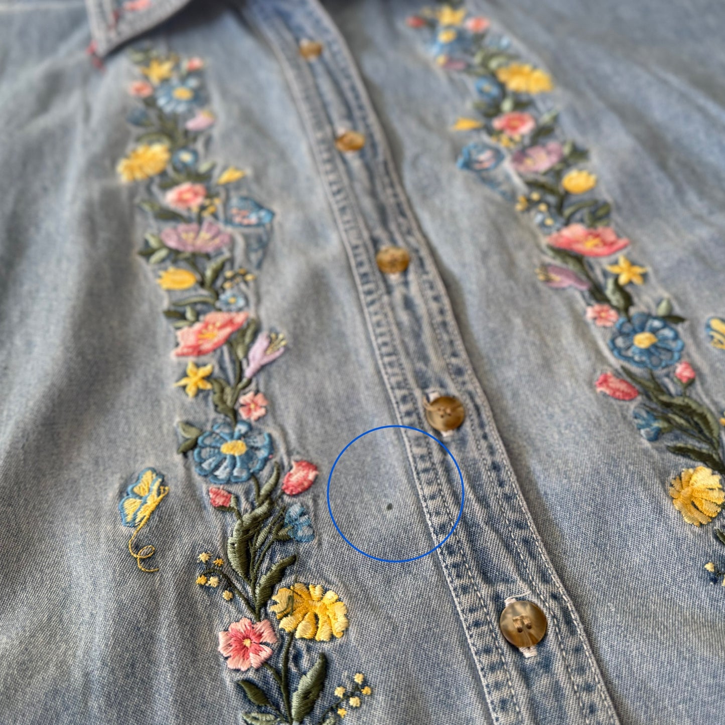 Secondhand Bobbie Brooks, Denim Short Sleeve