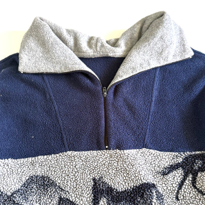 Vintage Horse Quarter-Zip Sweater