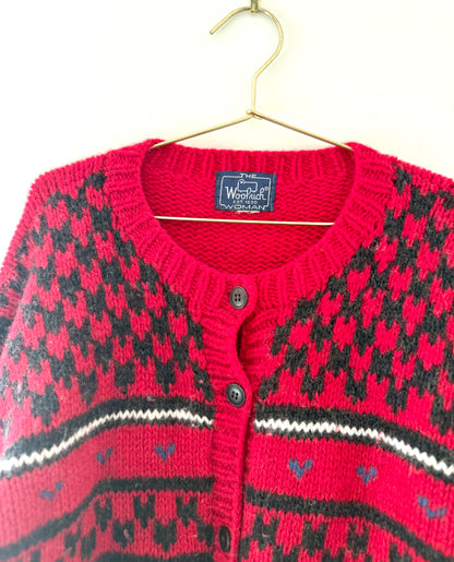 Vintage Woolrich, Sheep Cardigan