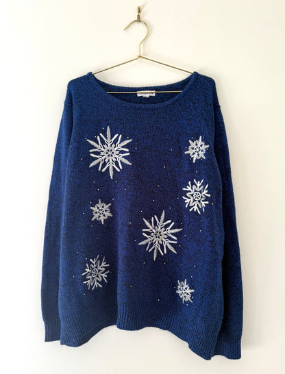 Secondhand Croft and Barrow, Snowflake Sweater