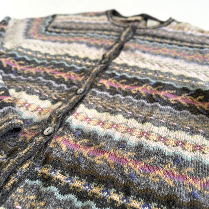 Vintage Northern Reflections, Wool Blend Cardigan