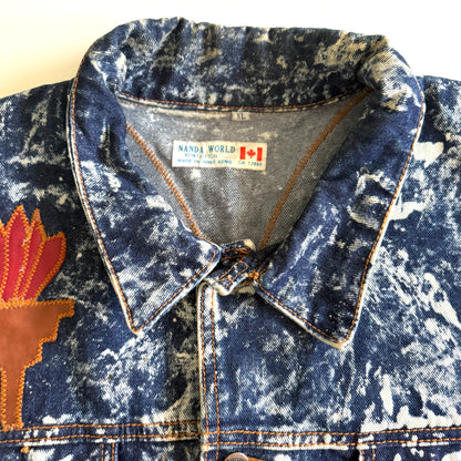 Vintage Acid Wash Denim Jacket