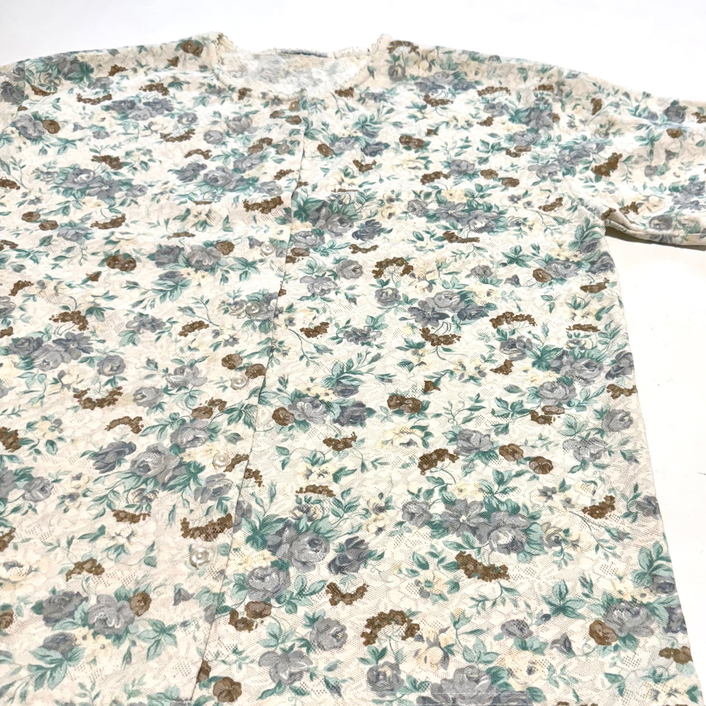 Vintage Floral Button Up Shirt