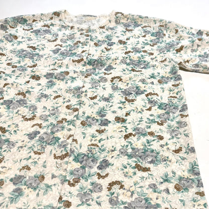 Vintage Floral Button Up Shirt