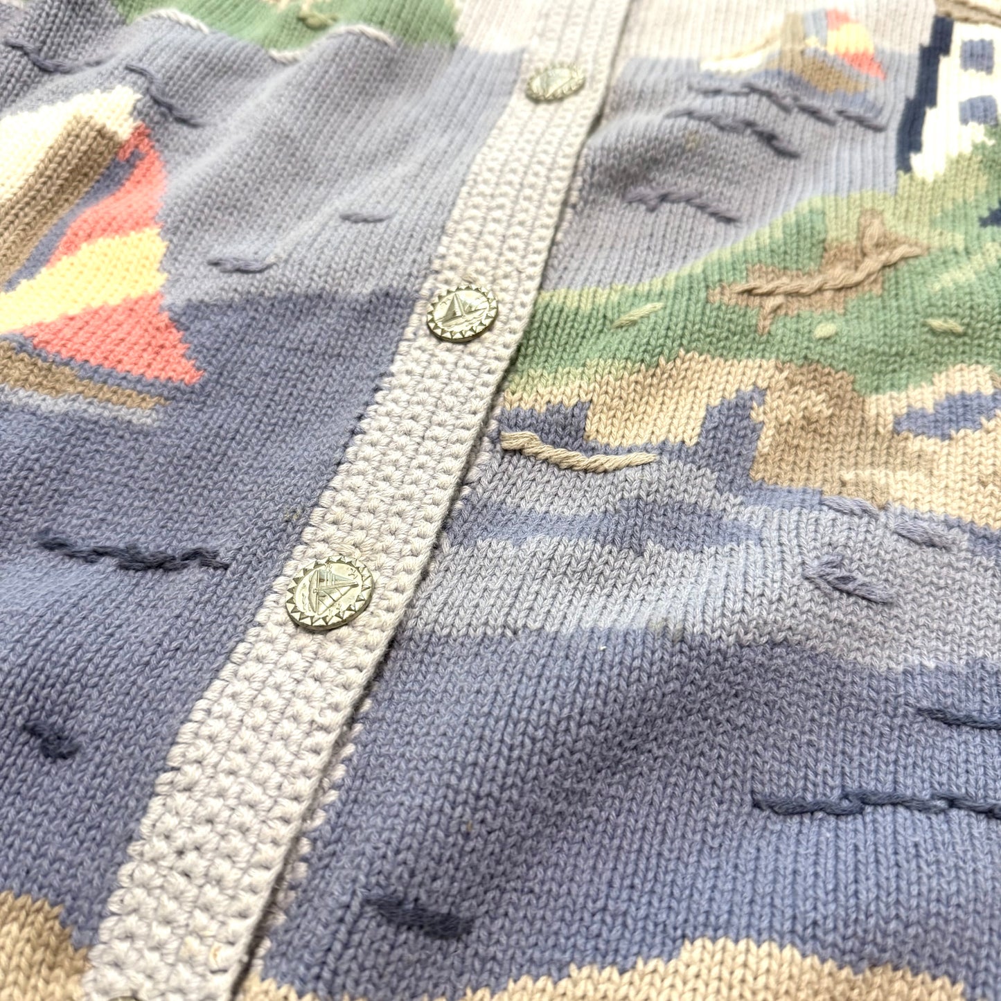 Vintage Northern Treasures, Lighthouse / Sailing Cardigan