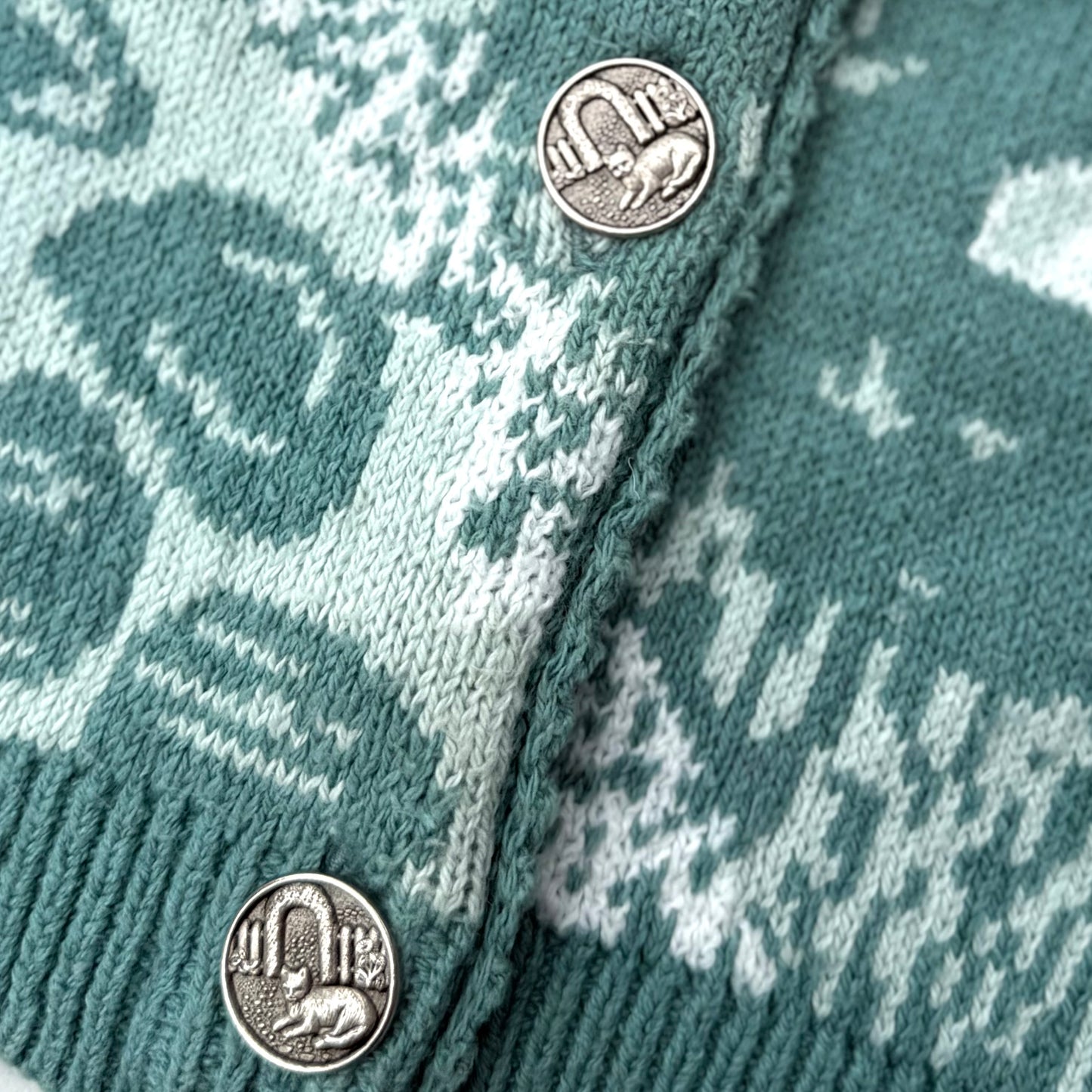 Vintage Northern Reflections, Cat in Garden Vest