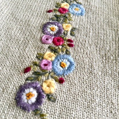 Vintage Jiayang, Floral Sweater
