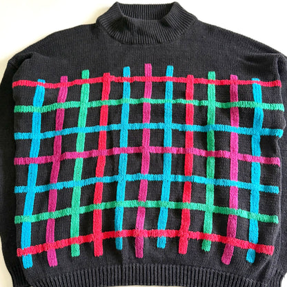 Vintage Kiss, Hand Embroidered Sweater