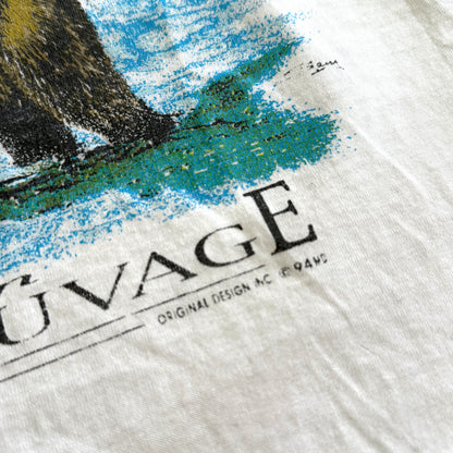 Vintage Nature Sauvage Collection, Bear T-Shirt