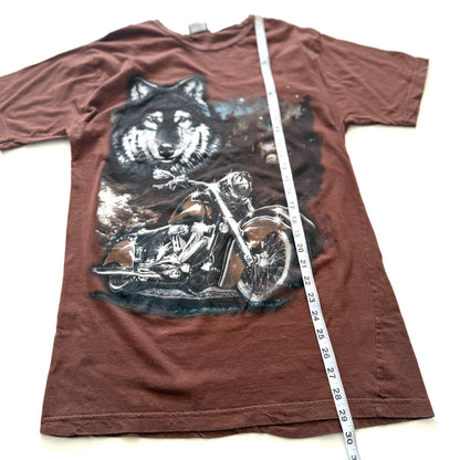 Secondhand Artimonde, Wolf & Motorcycle T-Shirt