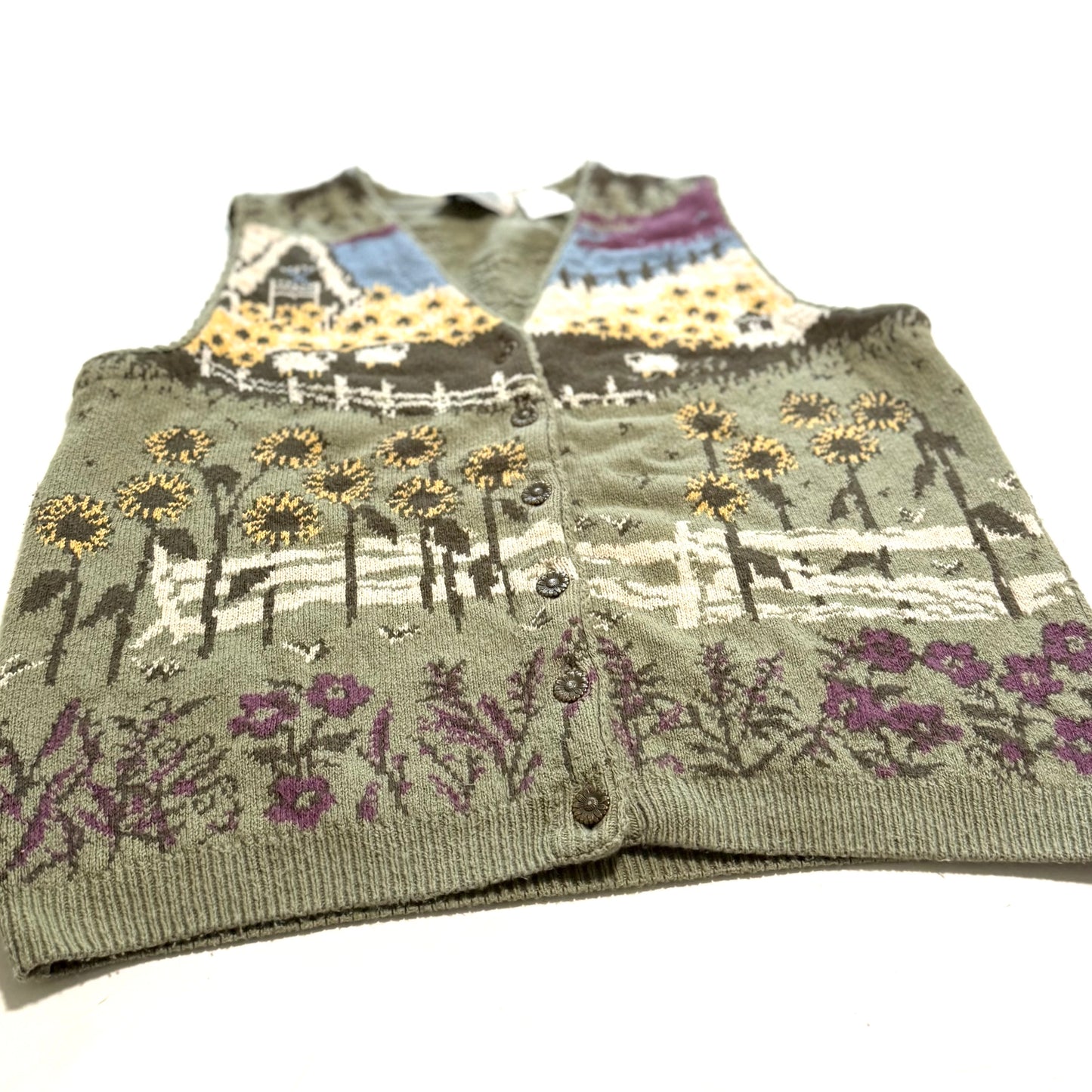 Vintage Northern Reflections by Parkhurst, Sunflowers & Sheep Vest