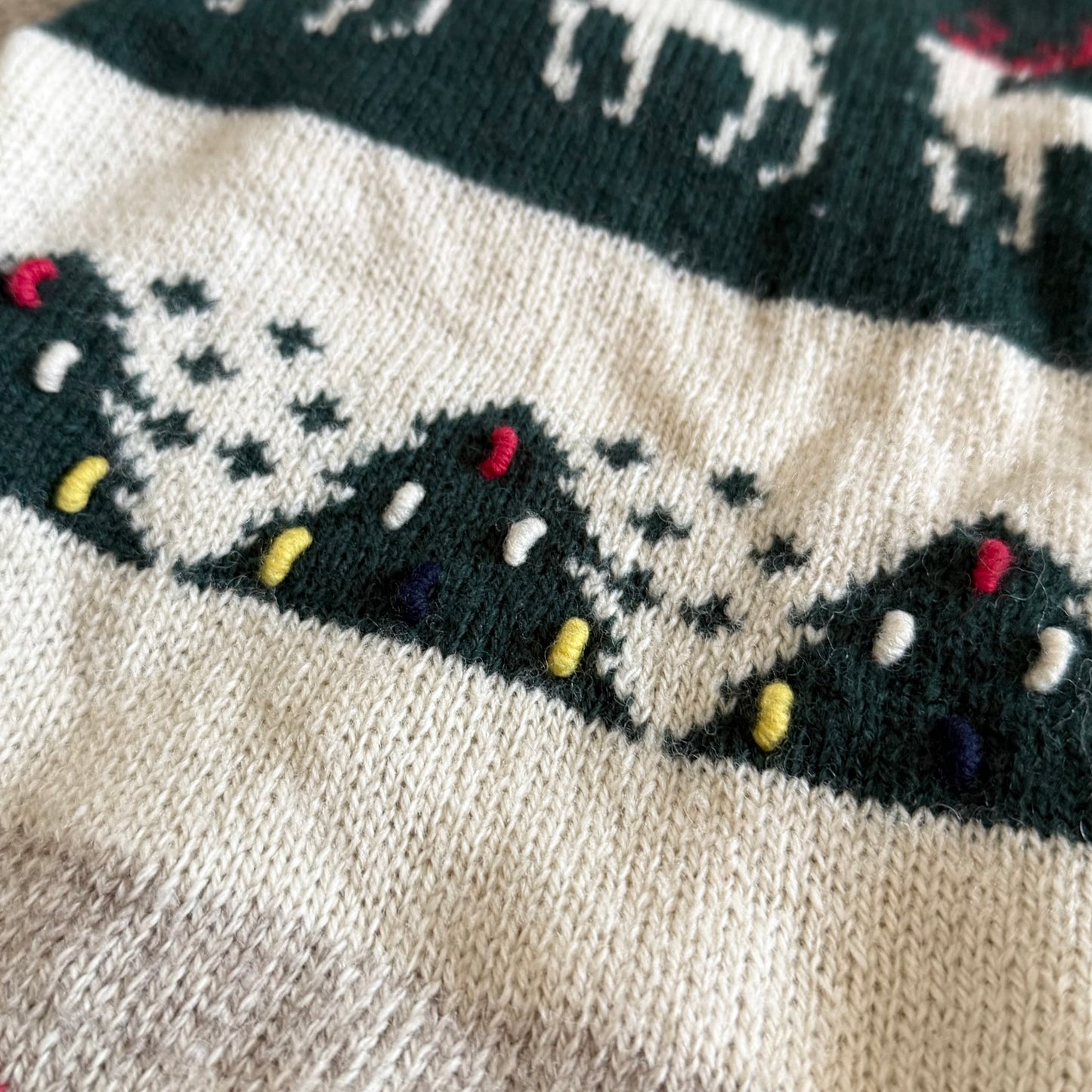 Vintage Northern Reflections, Christmas Holiday Wool Blend Sweater