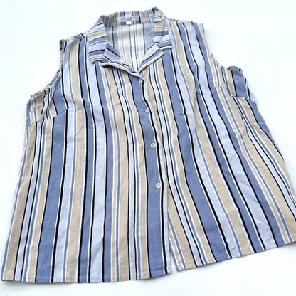 Secondhand DKR & Company, Linen Blend Sleeveless Shirt