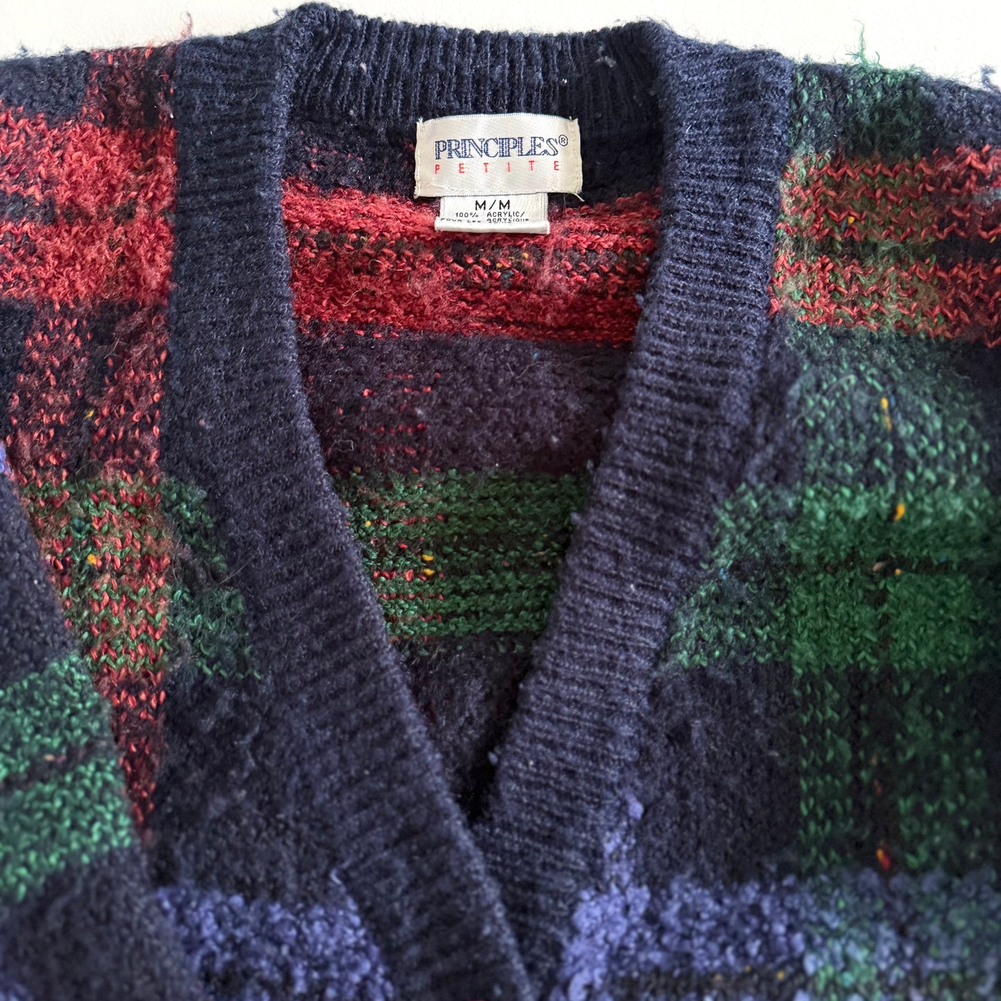 Vintage Principles, Plaid Cardigan