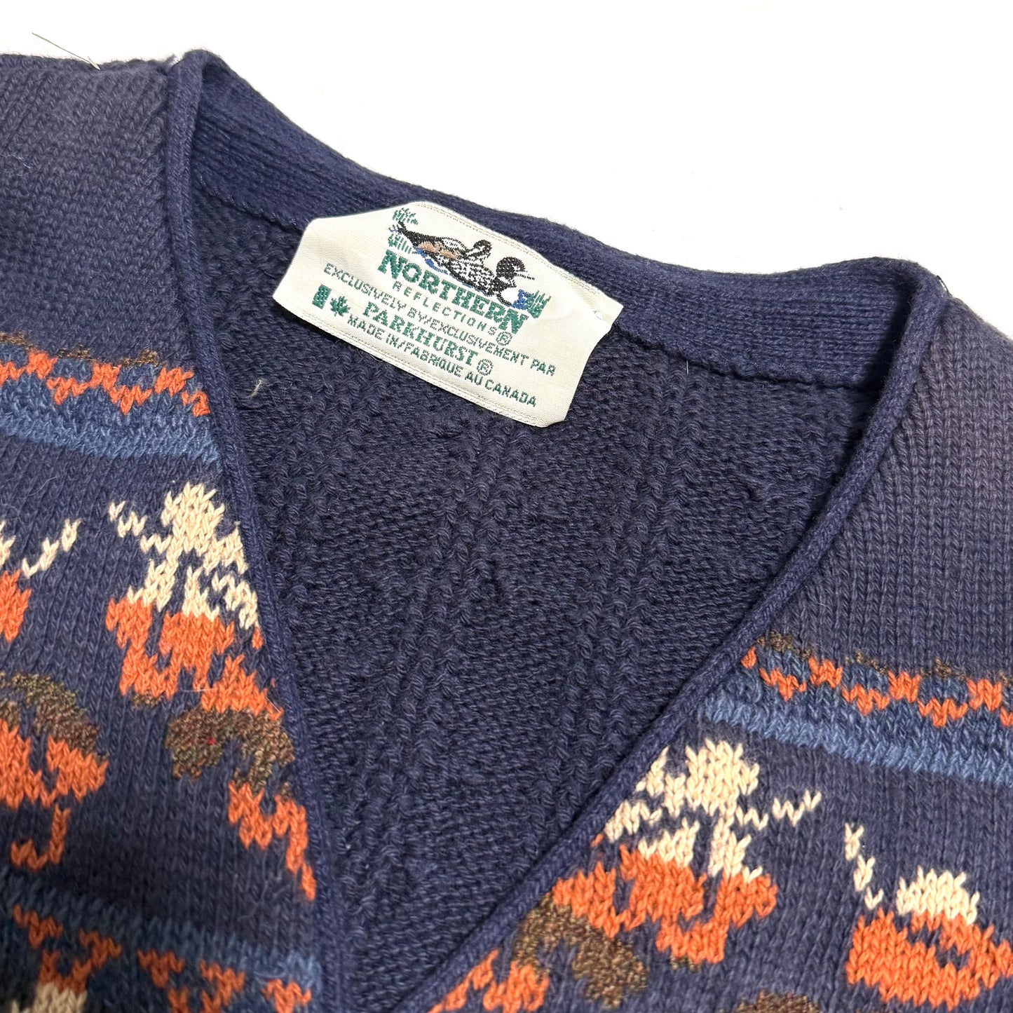 Vintage Northern Reflections by Parkhurst, Autumn Deer Cardigan