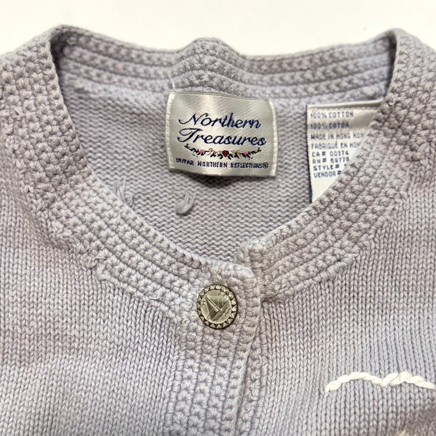 Vintage Northern Treasures, Lighthouse / Sailing Cardigan