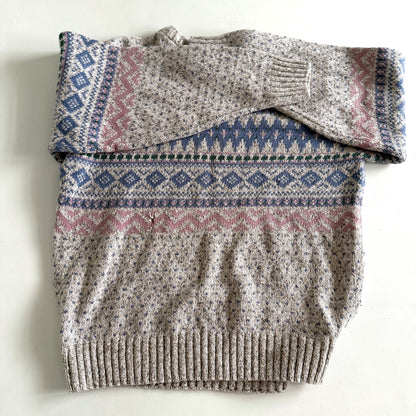 Vintage Northern Reflections, Fair Isles Style Sweater