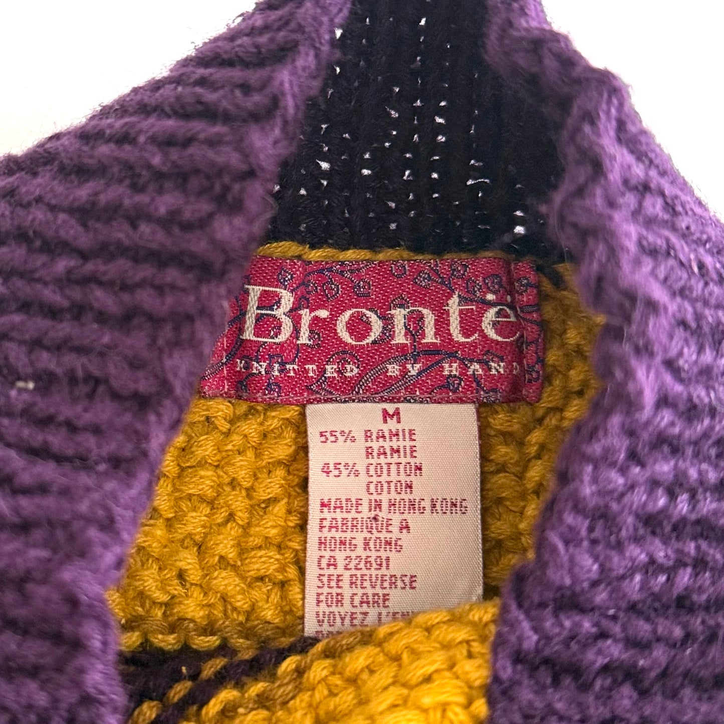 Vintage Bronte, Knitted by Hand Sweater