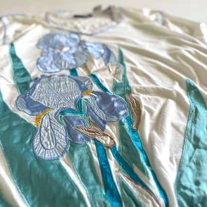 Vintage Tamra, Blue Iris Top