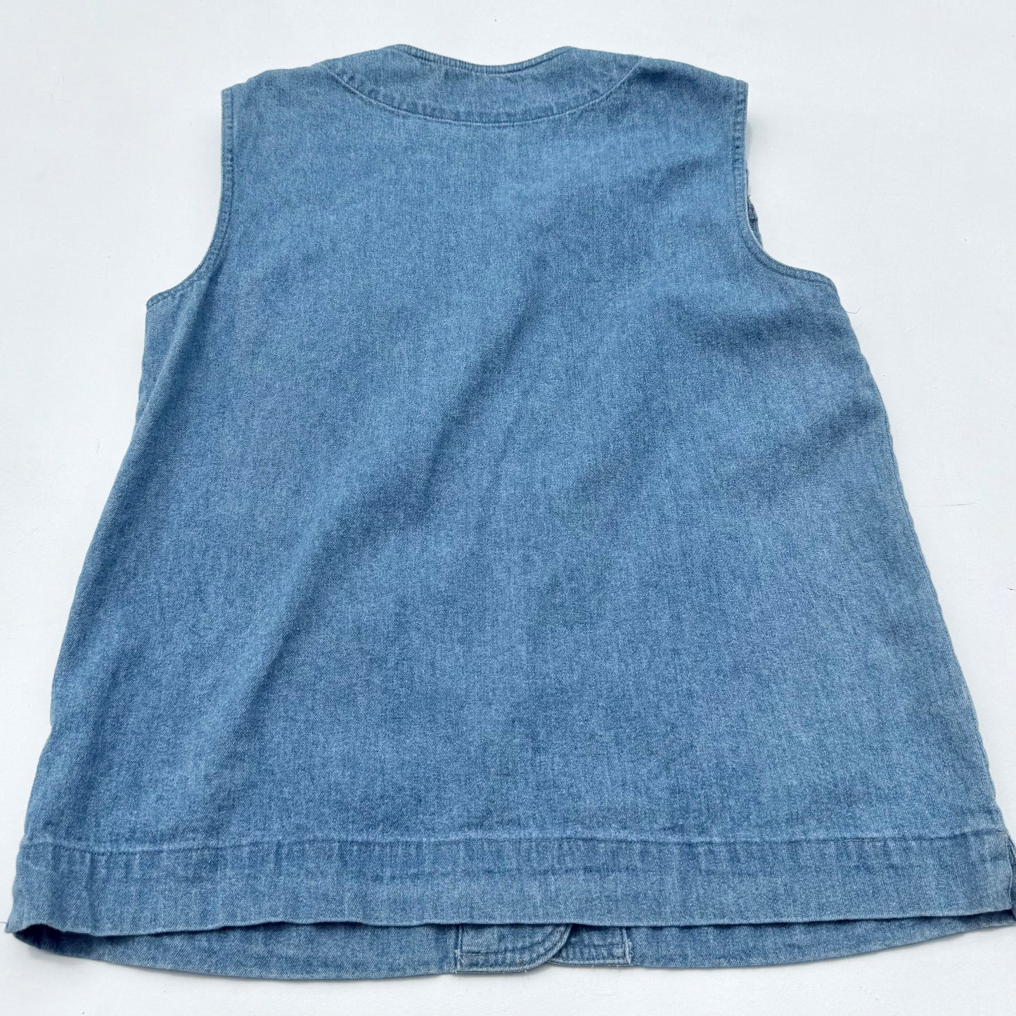 Vintage Braemar, Denim Sleeveless Shirt