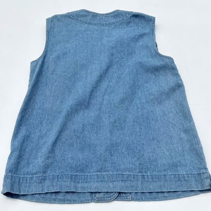Vintage Braemar, Denim Sleeveless Shirt