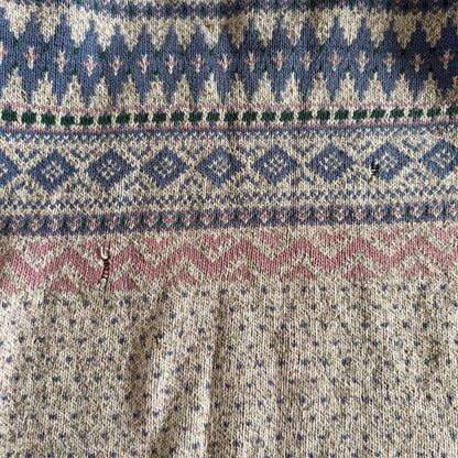 Vintage Northern Reflections, Fair Isles Style Sweater