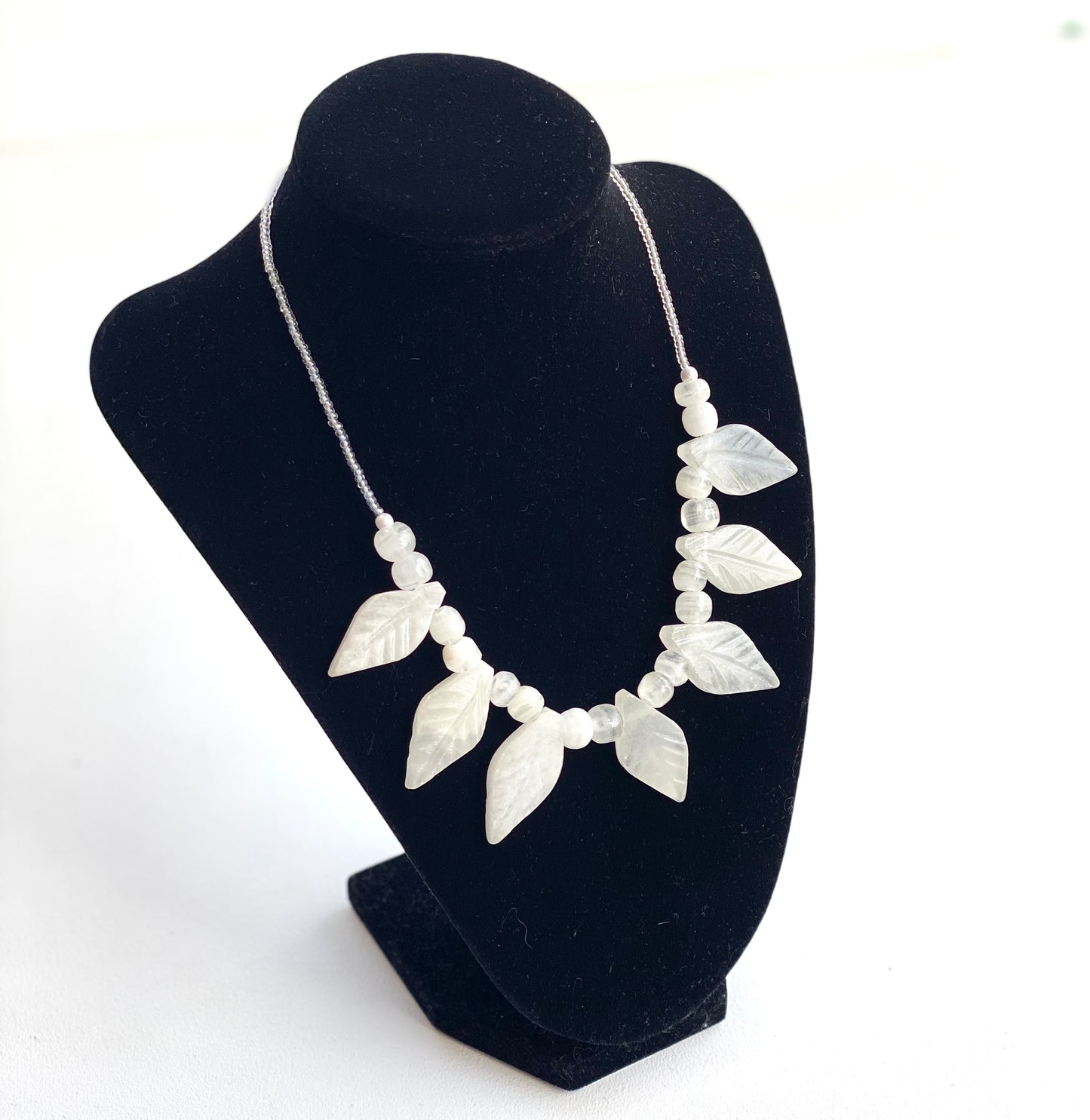 Carved Leaf Vintage Necklace
