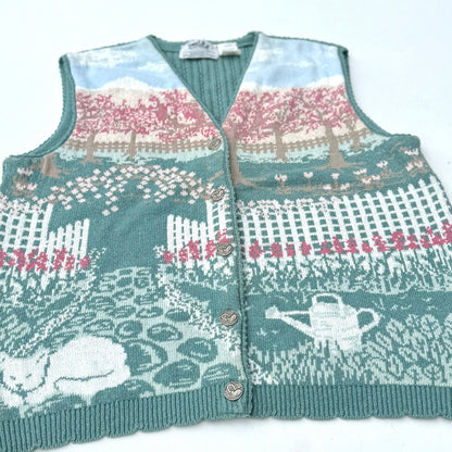 Vintage Northern Reflections, Cat in Garden Vest
