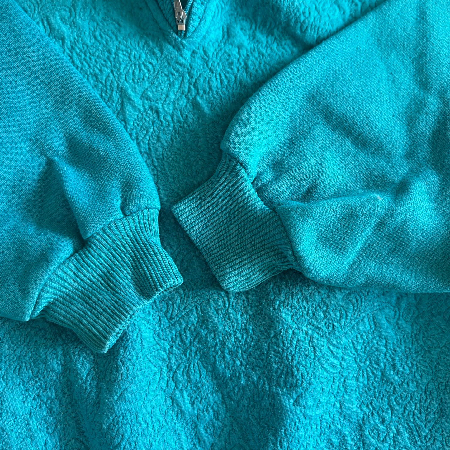 Vintage 80's Style Quarter Zip Sweatshirt