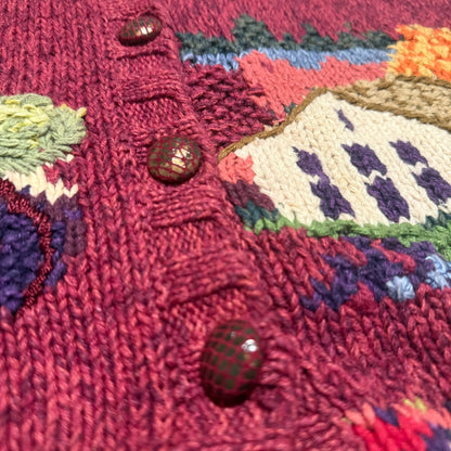 Vintage Heirloom Collectibles, Thanksgiving Autumn Cardigan