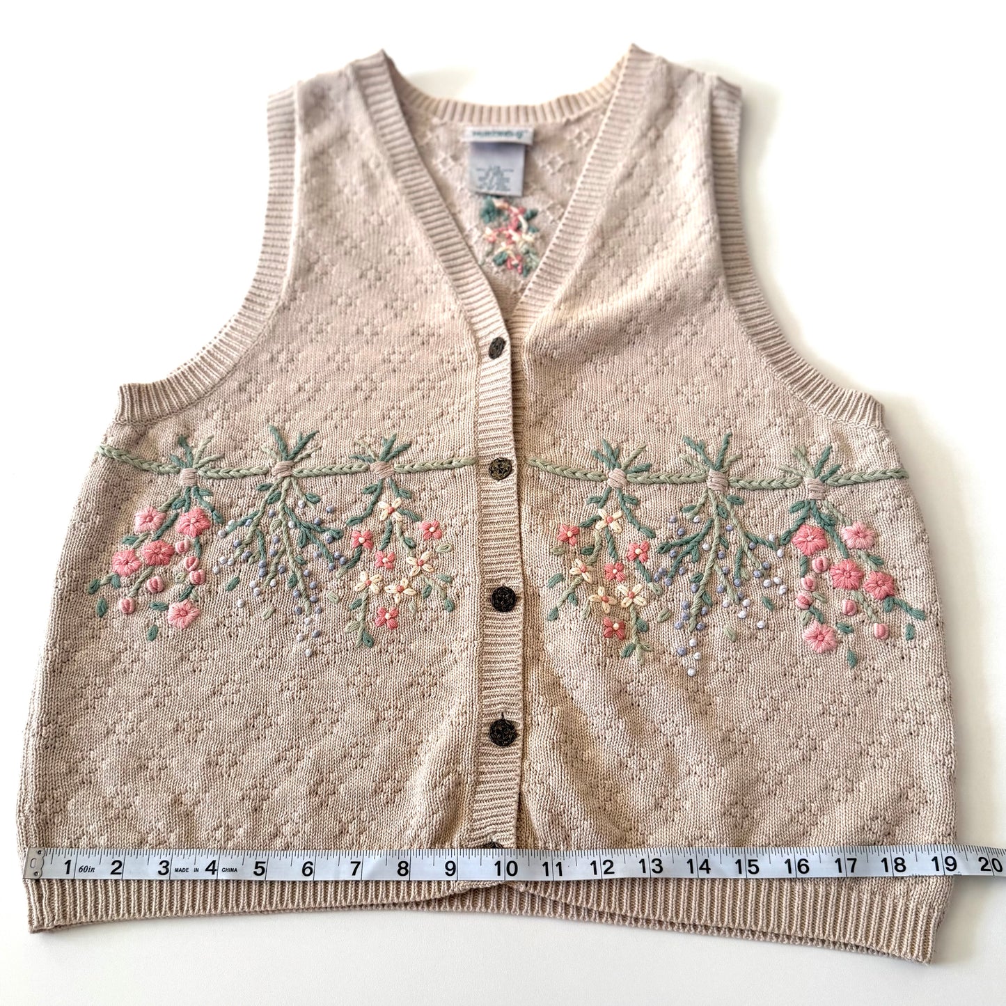 Vintage Northern Reflections, Floral Vest