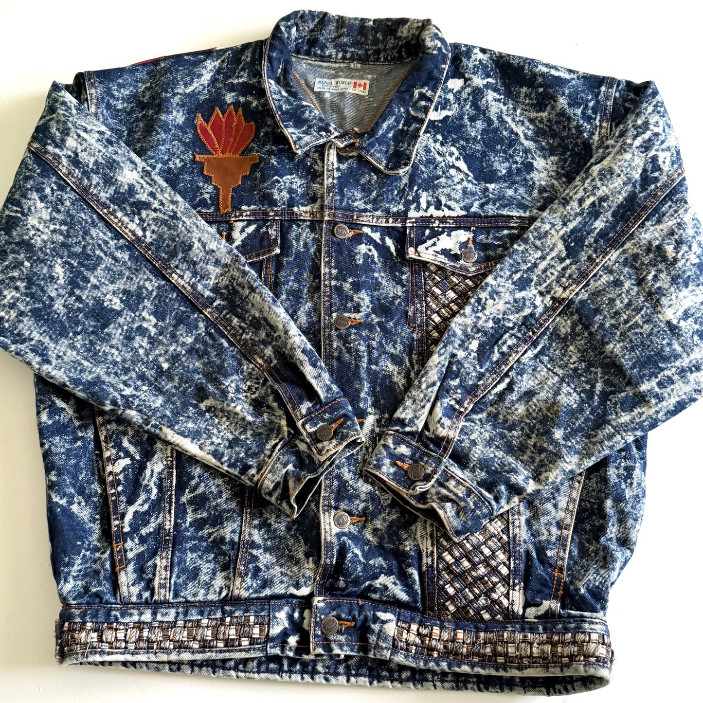 Vintage Acid Wash Denim Jacket