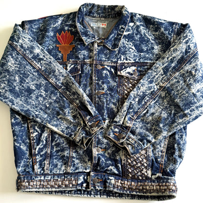 Vintage Acid Wash Denim Jacket