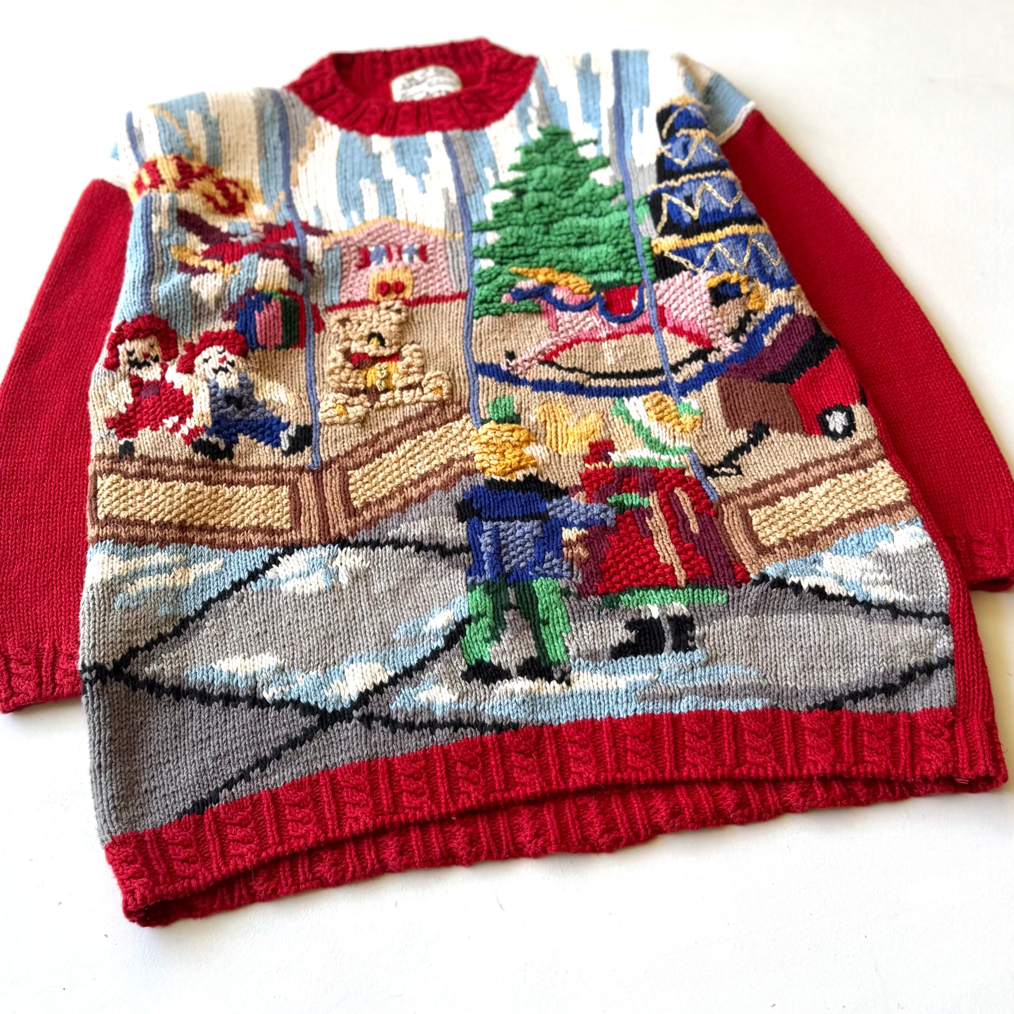 Vintage Heirloom Collectibles, Christmas Toy Store Sweater