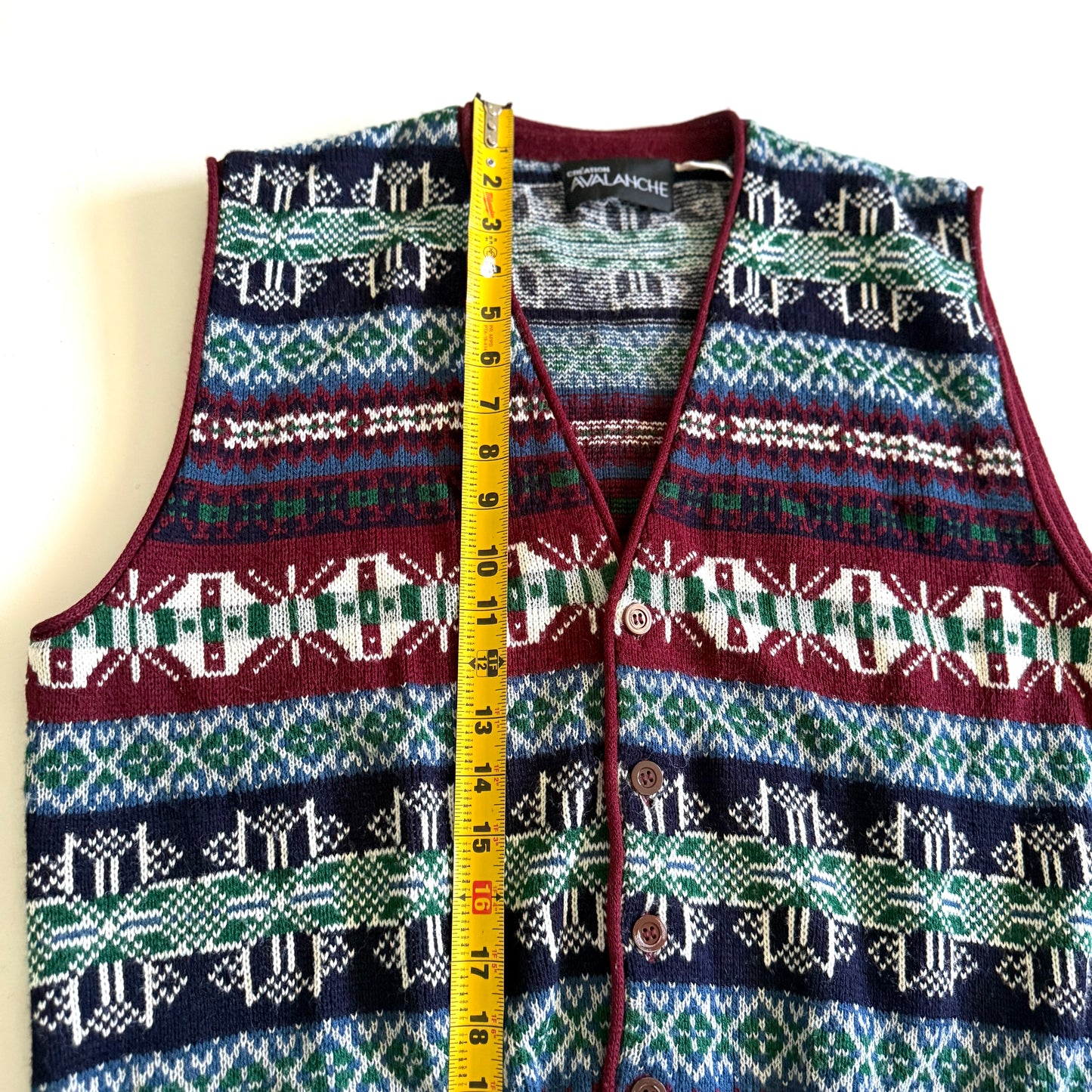 Vintage Creation Avalanche, Fair Isles Style Vest