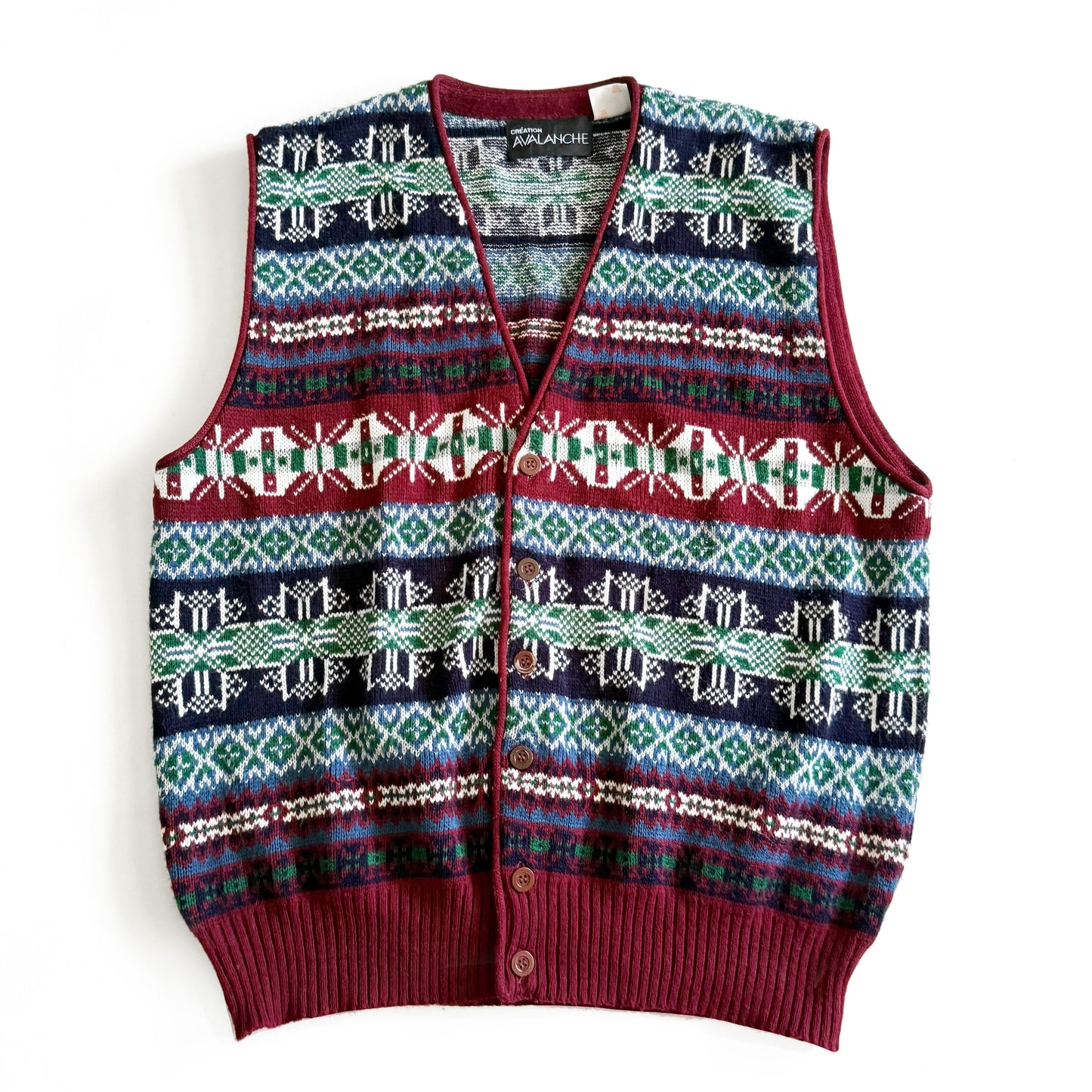 Vintage Creation Avalanche, Fair Isles Style Vest