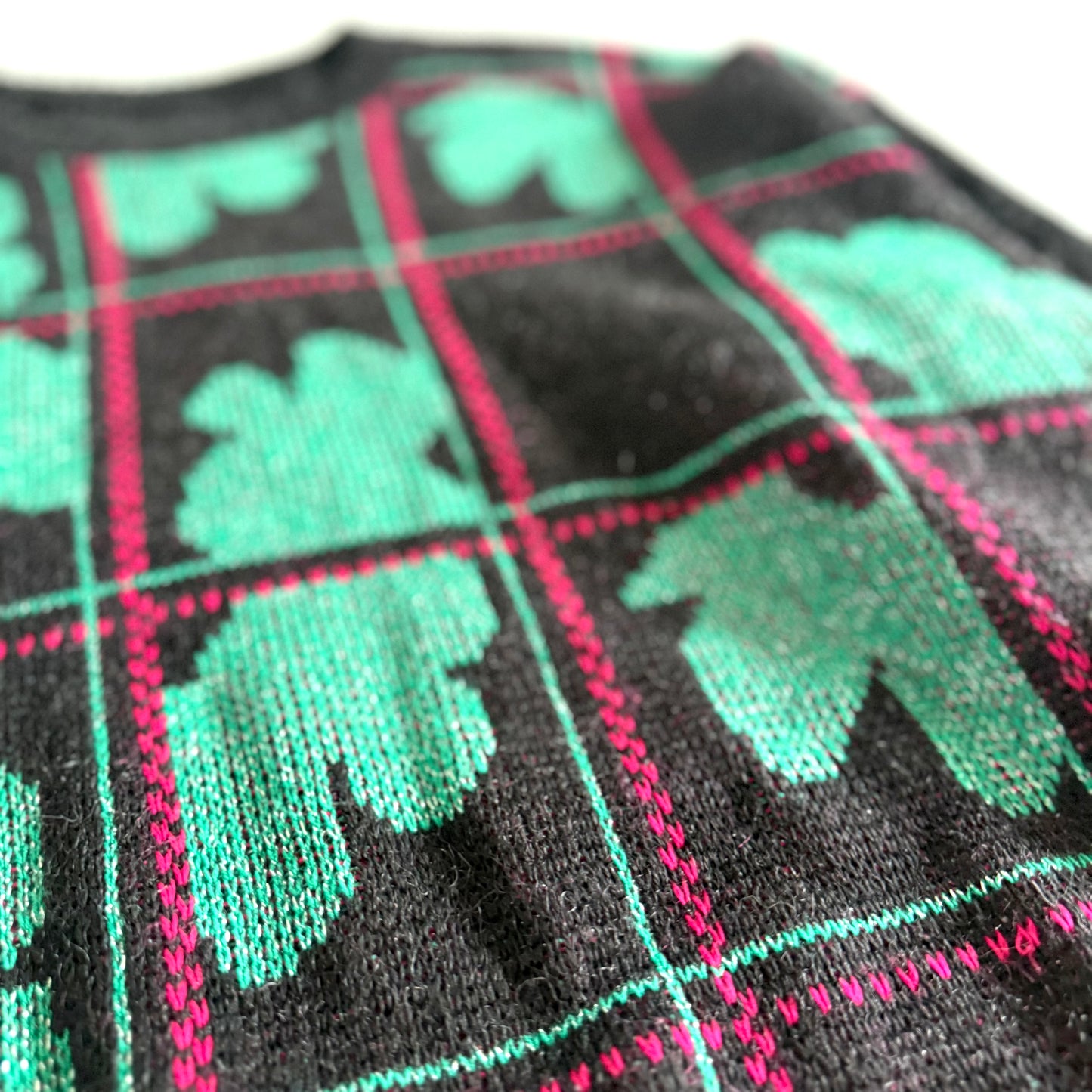 Vintage 1980's Style Metallic Sweater
