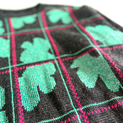 Vintage 1980's Style Metallic Sweater