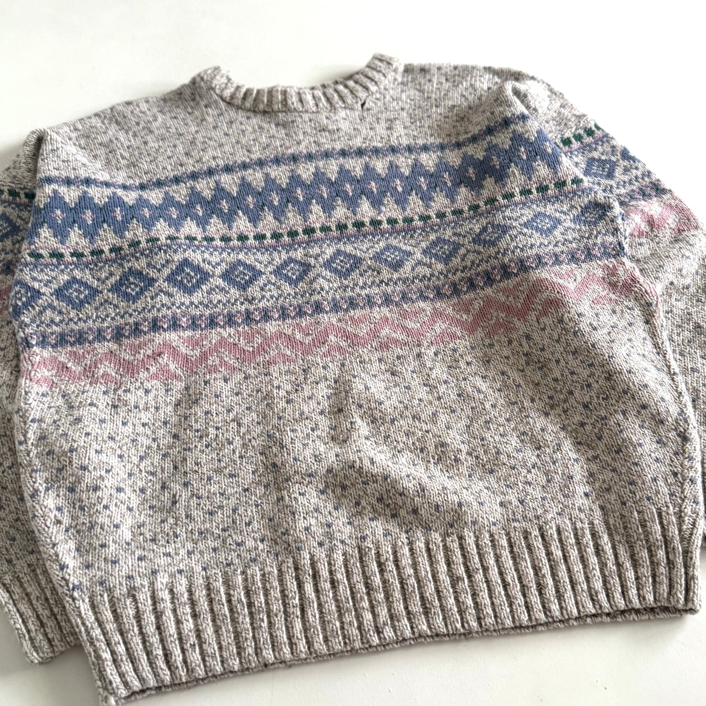 Vintage Northern Reflections, Fair Isles Style Sweater