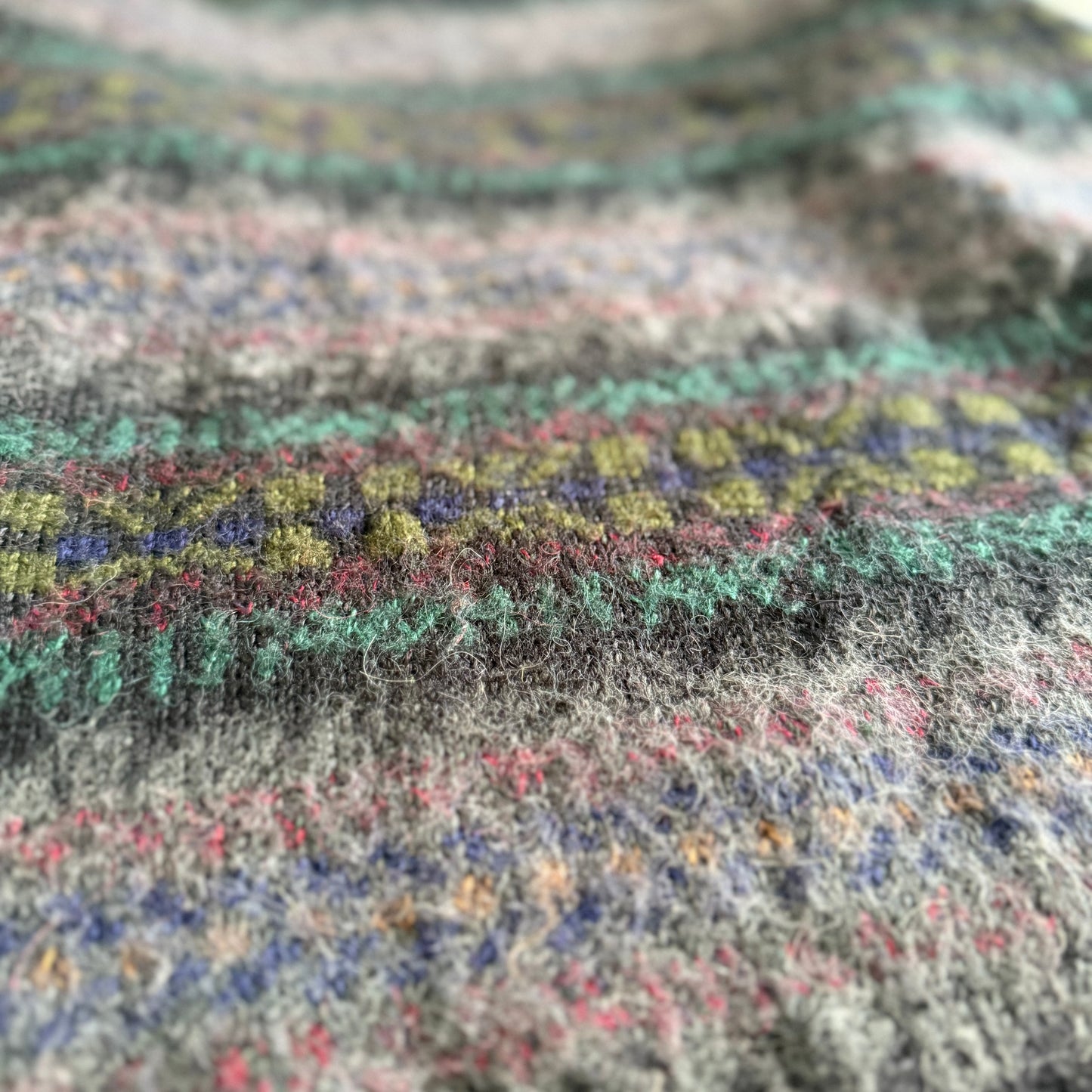 Vintage Fair Isles Style Sweater