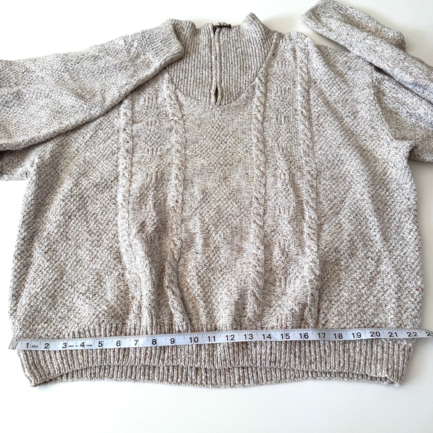 Vintage R&R, Quarter Zip Sweater