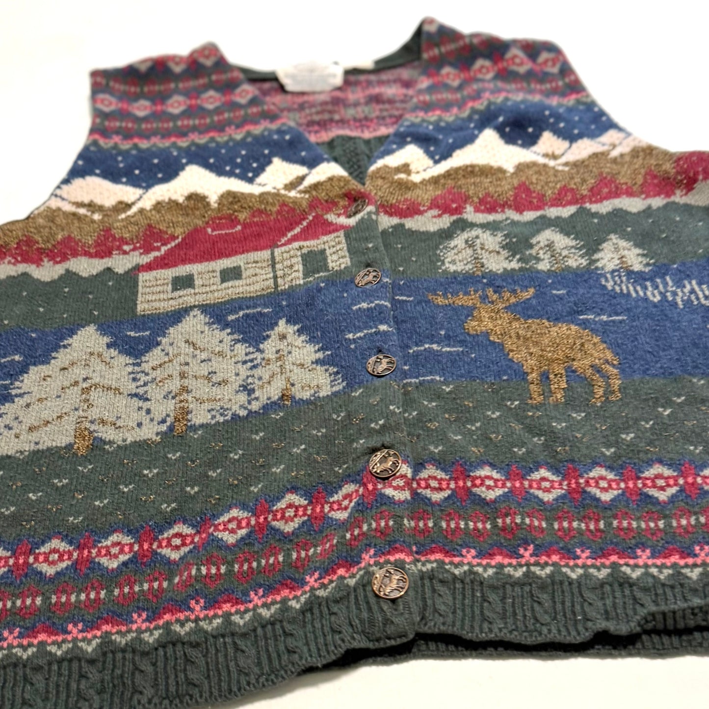 Vintage Northern Treasures, Moose & Mountain Vest